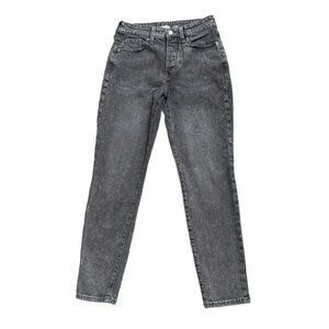 NWT High-Waisted O.G. Straight Ankle Gray Button-Fly Jeans for Women